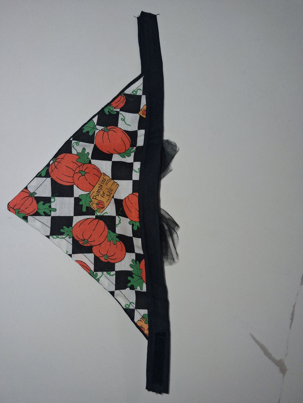 2 small Halloween themed Animal Scarfs with Velcro