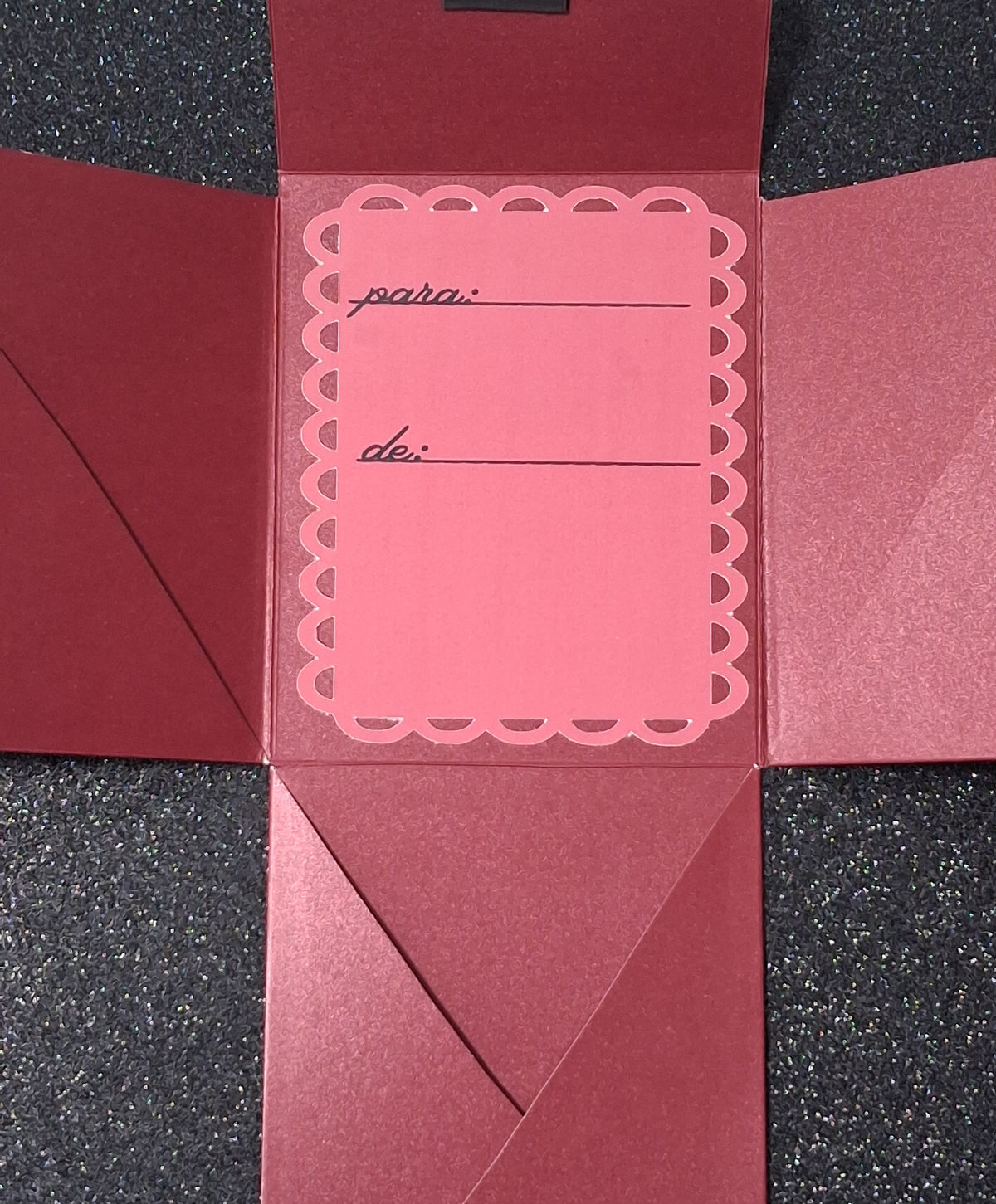 Handmade 3-Pocket Gift & Money Envelope