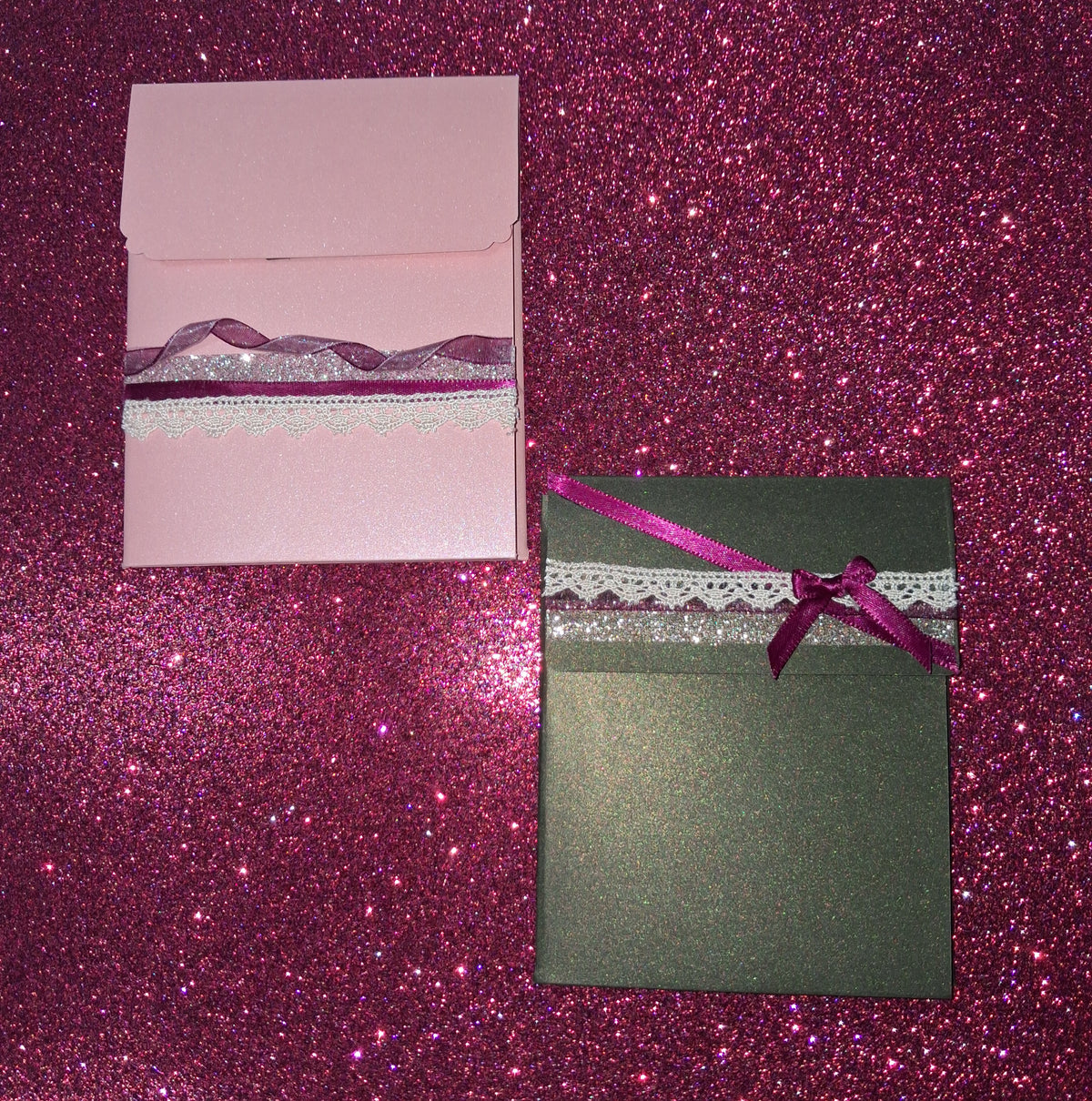 Handmade 3-Pocket Gift & Money Envelope