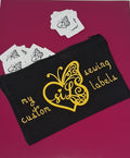 20 Custom Sticker Labels 1.5x1.5 and 5x8 customizable pouch