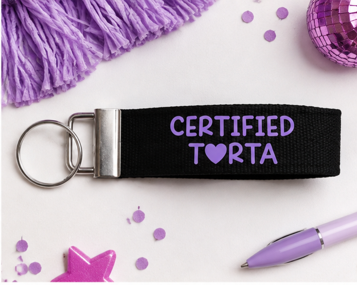 Certified Torta Decal-Car Decal, Laptop and Tumbler Vinyl, HTV Shirt, Bag & Wristlet Design